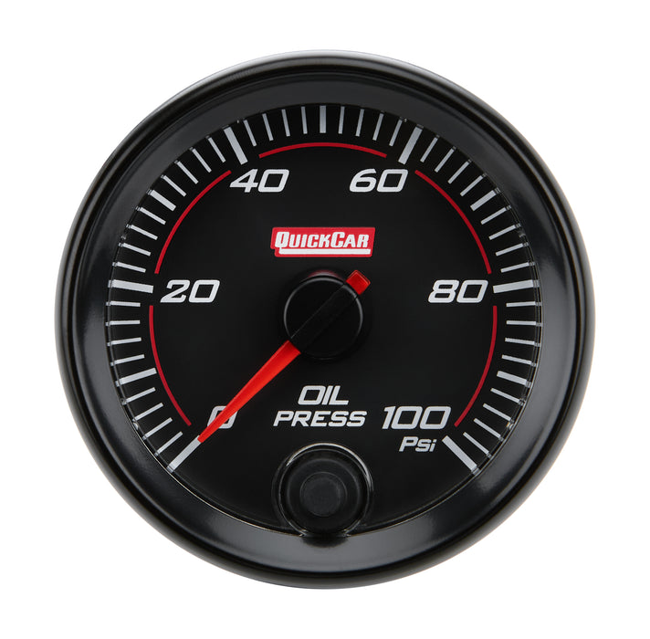 QUICKCAR RACING PRODUCTS 69-003 Redline Gauge Oil Pressure