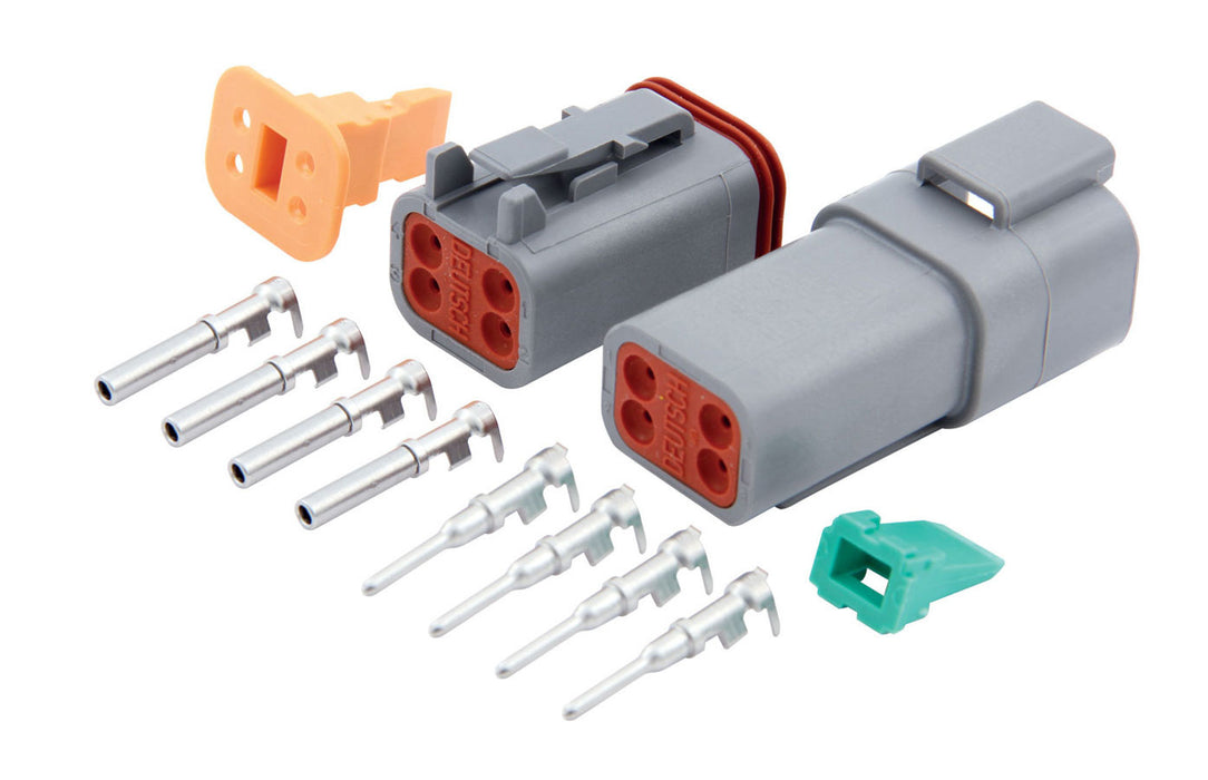 QUICKCAR RACING PRODUCTS 71-342 Deutsch Connector - 4-Pin