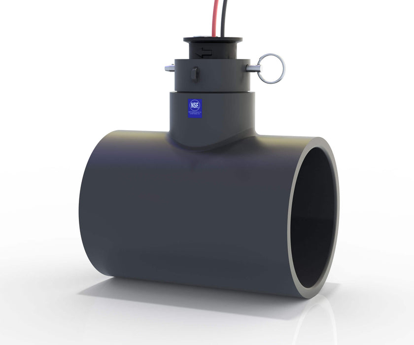 FLOMEC QS200-40 turf irrigation flow sensor with ultrasonic insert