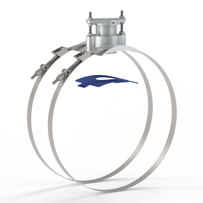 FLOMEC QS200 Saddle studio image for 12-inch irrigation tubes and pipes