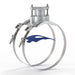 FLOMEC QS200 Saddle studio image for 8-inch irrigation tubes and pipes