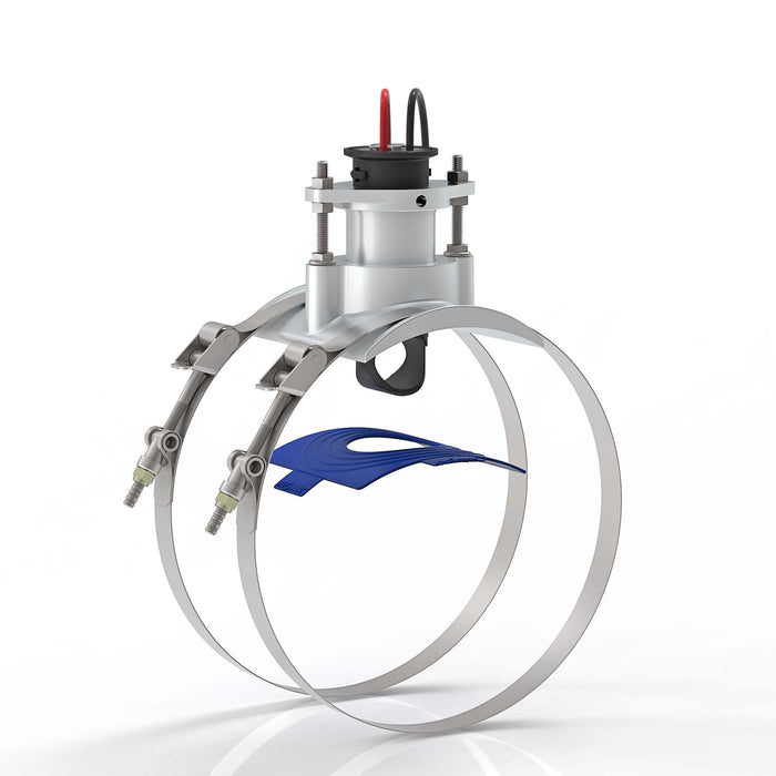 FLOMEC QS200 Insert and Saddle studio image for 8-inch irrigation tubes and pipes