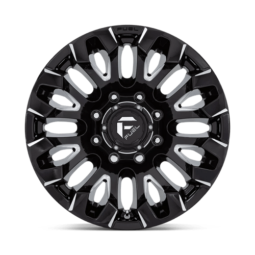 Fuel 1PC D82818901750 D828 18X9 8X170 G-BLK-MILL 1MM - Truck Part Superstore