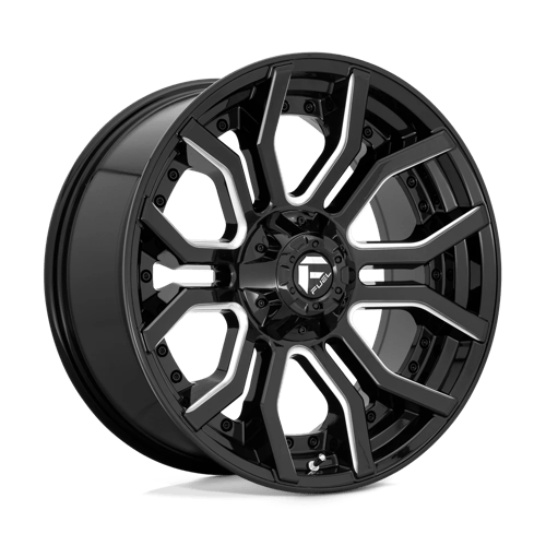 Fuel 1PC D71122001747 D711 22X10 8X170 GL-BLK-MIL -18MM - Truck Part Superstore