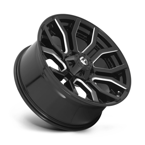 Fuel 1PC D71122001747 D711 22X10 8X170 GL-BLK-MIL -18MM - Truck Part Superstore