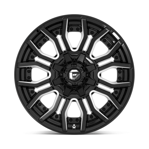 Fuel 1PC D71120001847 D711 20X10 8X180 GL-BLK-MIL -18MM - Truck Part Superstore