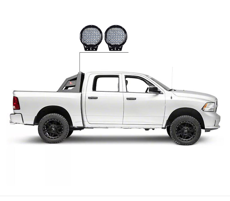 Black Horse Off Road RB-AR1B-PL69B Armour Roll Bar Kit - Truck Part Superstore