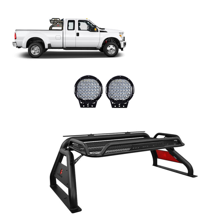 Black Horse Off Road RB-BA15B-PL69B Atlas Roll Bar Kit - Truck Part Superstore