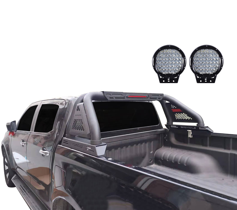 Black Horse Off Road RB06MT-PL69B Textured Black Steel Modular - Truck Part Superstore
