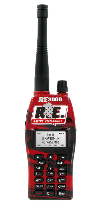 RACING ELECTRONICS RE3000 Scanner 440CH Over The Air Programmable