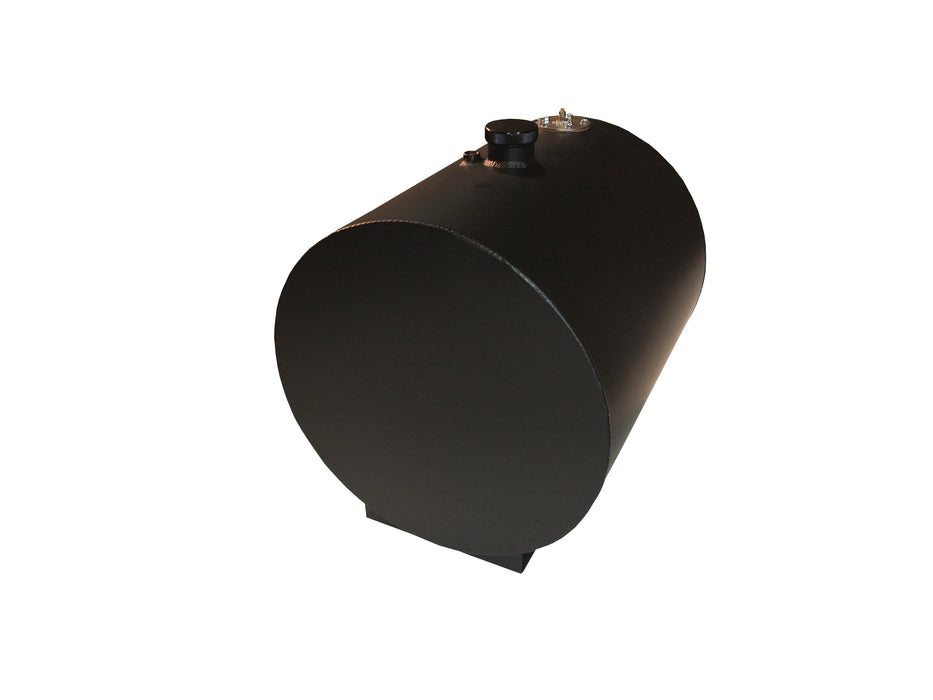 RCI 2120ADS Fuel Tank 12gal Aluminum Round Street Rod Black