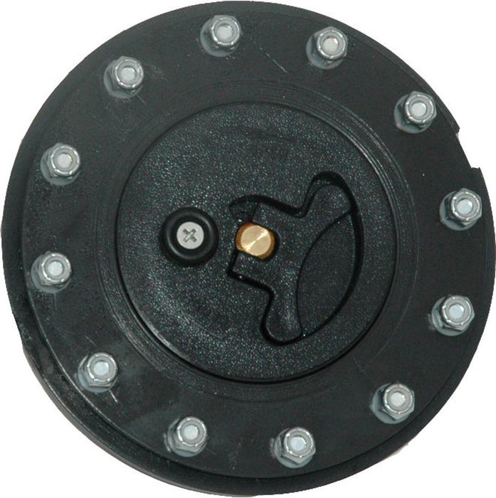 RCI 7030A Cap Flush Mount Black Plastic 12-Bolt