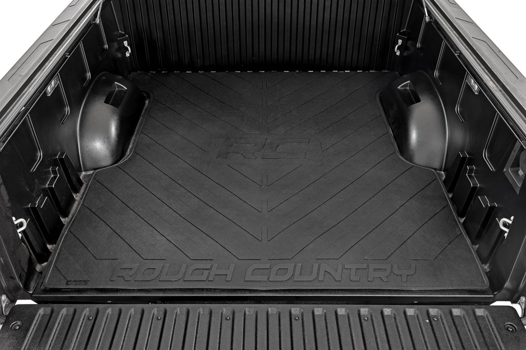 Rough Country RCM689 Bed Mat 5 Foot 7 Inch Bed RC Logo Toyota Tundra 2WD/4WD (22-23) Rough Country - Truck Part Superstore