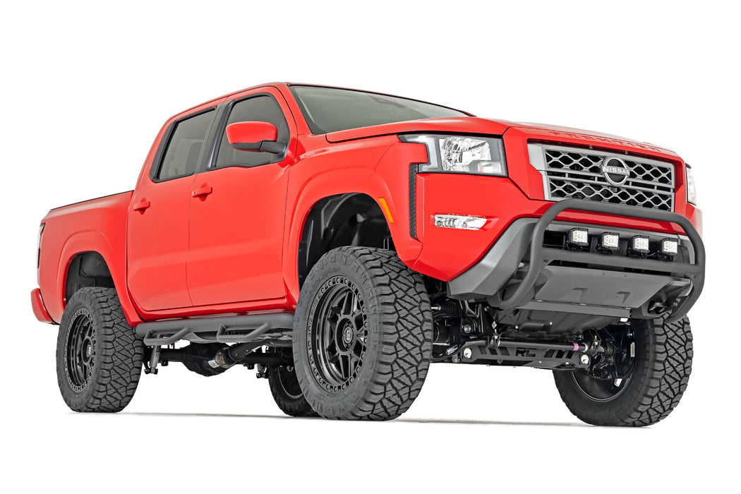 Rough Country RCN2273CC Nerf Steps Cab Length Crew Cab Nissan Frontier 2WD/4WD (05-23) Rough Country - Truck Part Superstore