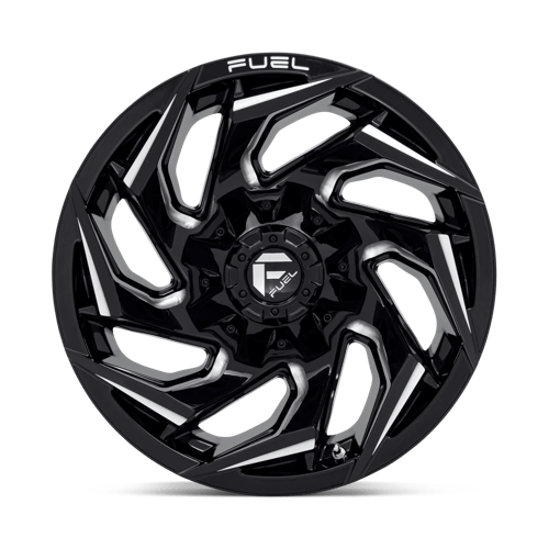 Fuel 1PC D75315808337 D753 15X8 6X5.5 GL-BLK-MIL -18MM - Truck Part Superstore