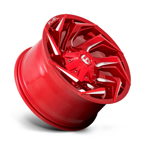 Fuel 1PC D75417909845 D754 17X9 6X135/5.5 GL-RED-MIL -12MM - Truck Part Superstore