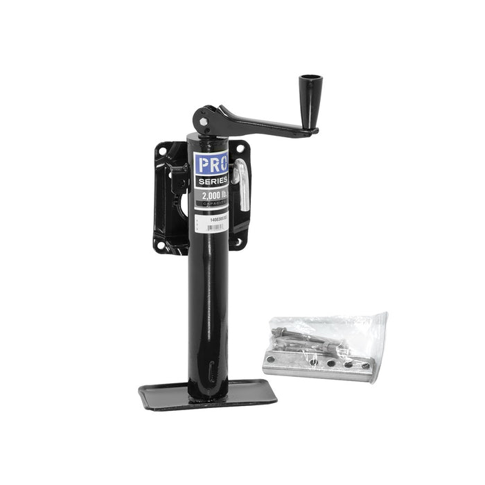 REESE 1400300303 Pro Series Bolt-On Jack Topwind 2000 lbs. w/Foot