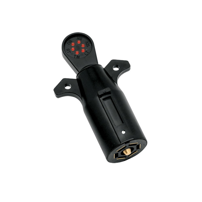REESE 20117 7-Way Flat Pin Car End T ester w/LED Display
