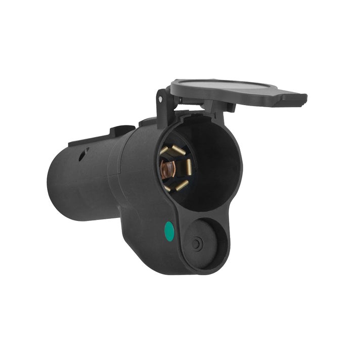 REESE 20142 7-Way Flat Pin to 7-Flat Pin Adapter w/LED Lamp