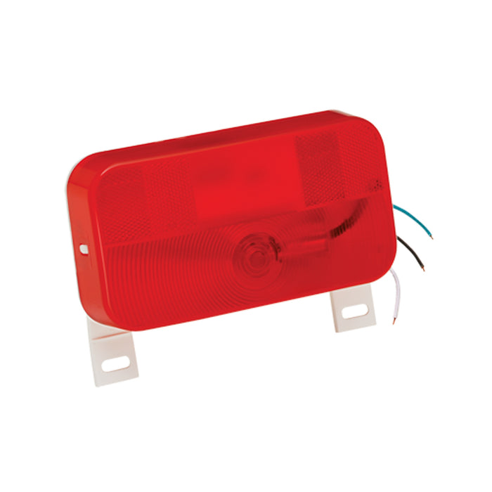 REESE 30-92-708 Replacement Part Taillig ht Lens Red with License