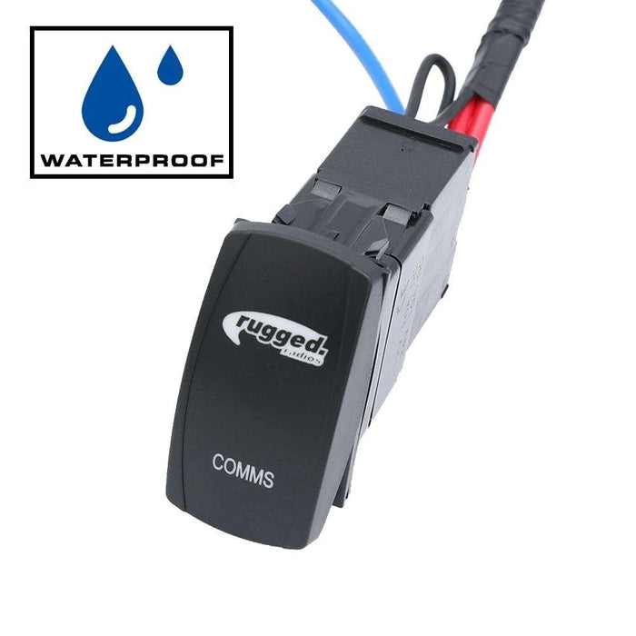 RUGGED RADIOS PH-MS-WP Rocker Switch Waterproof w/Harness GMR25