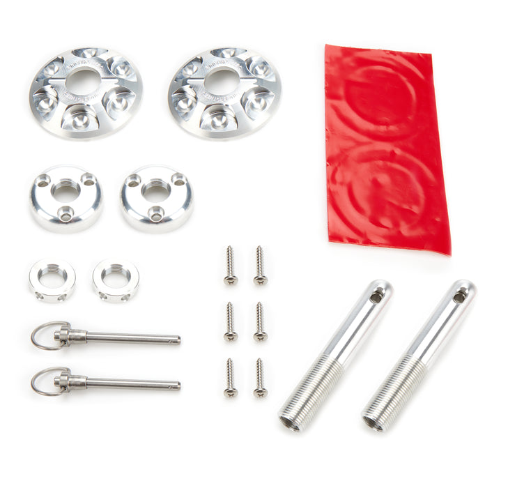 RING BROTHERS 9111N Universal Round Hood Pin Kit Natual Finish