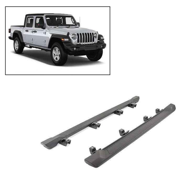 Black Horse Off Road RJEGL20 Textured Black Durable ABS Plastic - Truck Part Superstore
