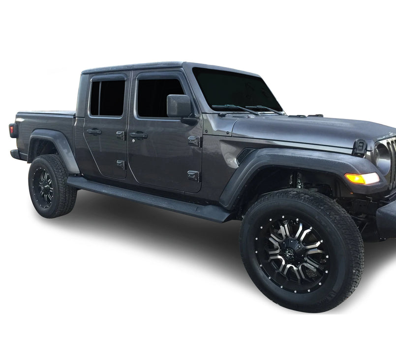 Black Horse Off Road RJEGL20 Textured Black Durable ABS Plastic - Truck Part Superstore