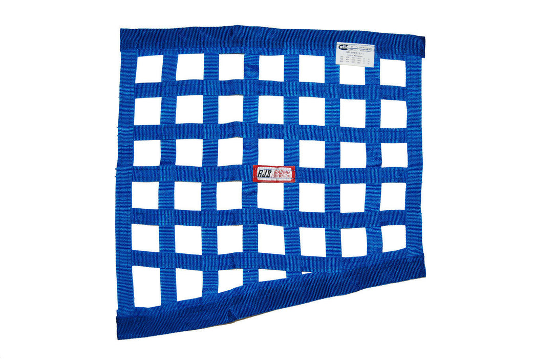 RJS SAFETY 10000103 Blue Angled Window Net