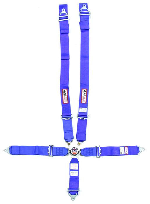 RJS SAFETY 1034903 5pt Harness System Q/R Blue Ind Wrap 3in Sub