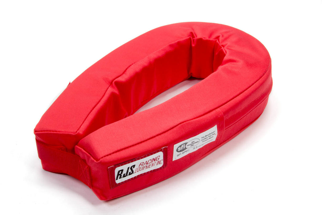 RJS SAFETY 11000504 Neck Collar Horseshoe Red SFI