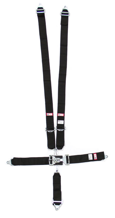 RJS SAFETY 1131001 5-PT Harness System Bk Ind Wrap Mt 3in Sub