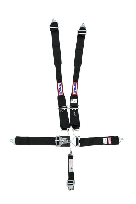 RJS SAFETY 1142201 Harness System 5 Pt Blk Hans Shoulder Ind Wrap
