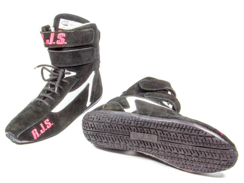 RJS SAFETY 500010157 Redline Shoe High-Top Black Size 11 SFI-5