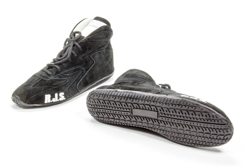 RJS SAFETY 500020156 Redline Shoe Mid-Top Black Size 10 SFI-5