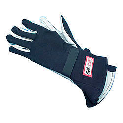 RJS SAFETY 600010106 Gloves Nomex D/L XL Black SFI-5