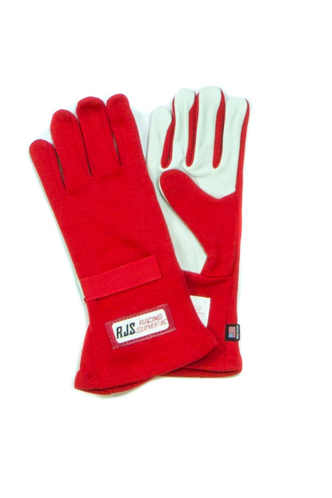 RJS SAFETY 600020406 Gloves Nomex S/L XL Red SFI-1