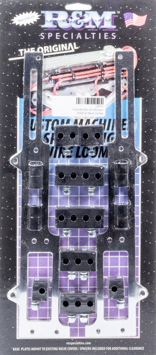 R AND M SPECIALTIES 1105-P Spark Plug Wire Loom SBF Polished