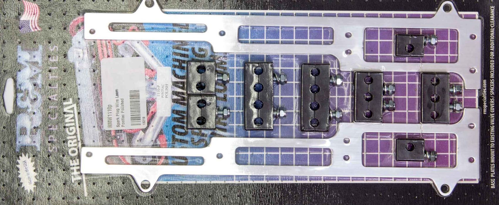 R AND M SPECIALTIES 1110P Spark Plug Wire Loom Pontiac Polished