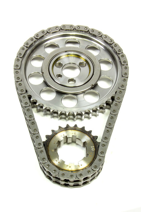 ROLLMASTER-ROMAC CS1040-LB10 SBC Billet Roller Timing Set w/Torr. Bearing