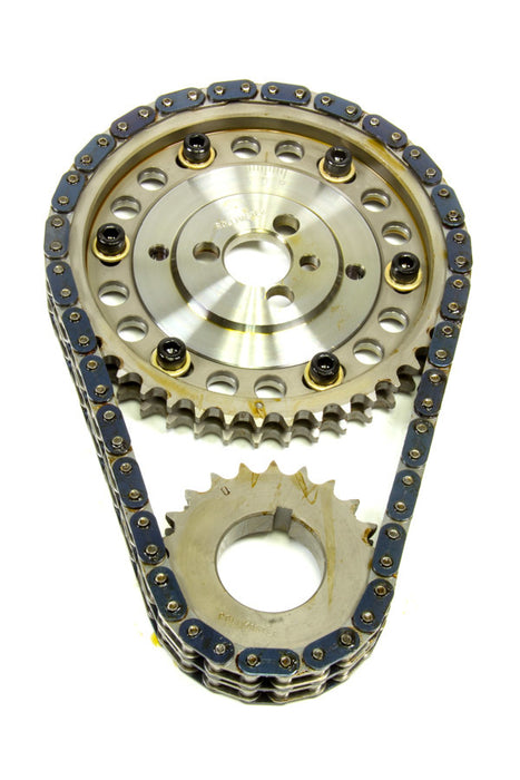 ROLLMASTER-ROMAC CS1230 SBC Billet Roller Adj. Timing Set w/Torr. Brg