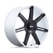 Rotiform 1PC R908221063+56 R908 22X10 5X130 WHT M-BLK-SPK 56MM - Truck Part Superstore