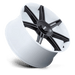 Rotiform 1PC R908221063+56 R908 22X10 5X130 WHT M-BLK-SPK 56MM - Truck Part Superstore