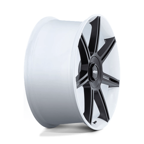 Rotiform 1PC R908221263+60 R908 22X12 5X130 WHT M-BLK-SPK 60MM - Truck Part Superstore