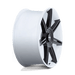 Rotiform 1PC R908221263+60 R908 22X12 5X130 WHT M-BLK-SPK 60MM - Truck Part Superstore