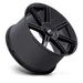 Rotiform 1PC R907221063+56 R907 22X10 5X130 GBLK M-BLK-SPK 56MM - Truck Part Superstore