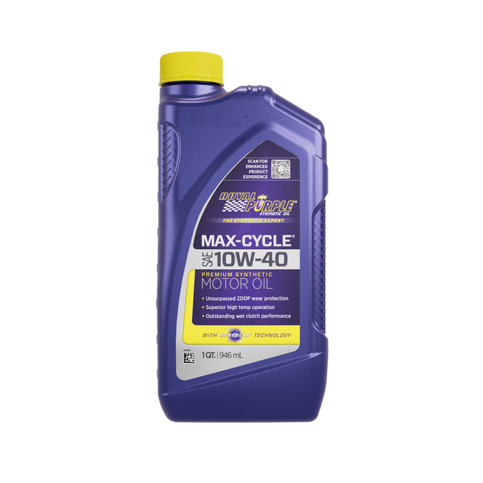 ROYAL PURPLE 01315 10w40 Max Cycle Oil 1 Qt