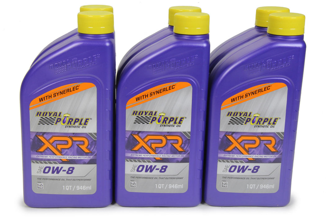 ROYAL PURPLE 06009 0w8 XRP Racing Oil Case 6x1 Quart