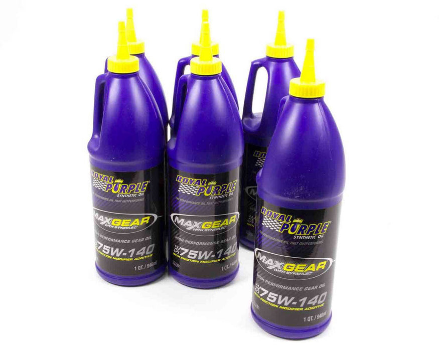ROYAL PURPLE 06301 75w140 Max Gear Oil Case 6x1 Quart