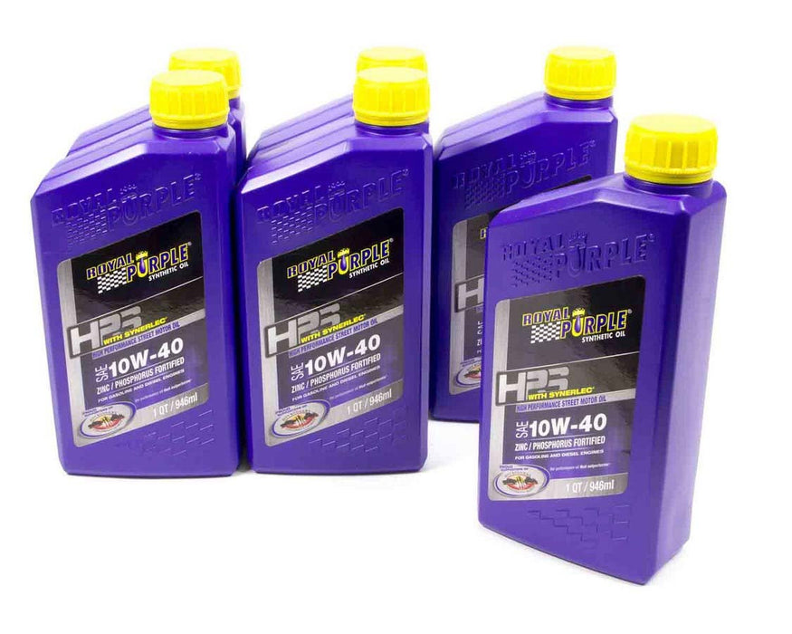ROYAL PURPLE 36140 10w40 HPS Multi-Grade Oil Case 6x1 Quart